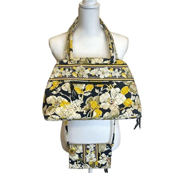 Vera Bradley Hipster Dogwood Shoulder Bag Purse and Crossbody Bag Bundle - Picture 2 of 13
